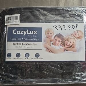 Black Bedding Comforter Set